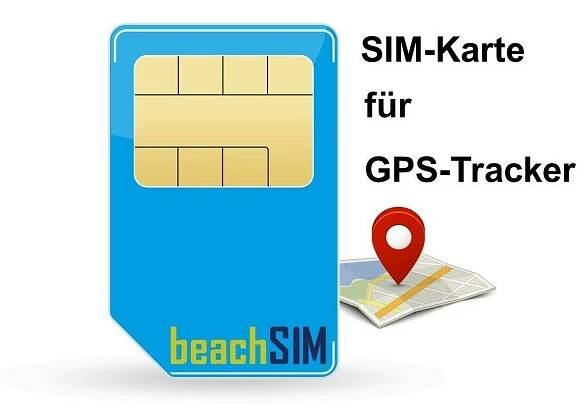 Předplacená SIM karta pro GPS tracker s kreditem 10 € např. výhry, Paj-GPS