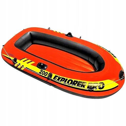 TURISTICKÝ PONTON Explorer PRO 200 Set 196x102x33 cm pádla + pumpa INTEX