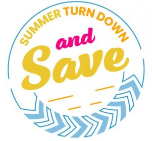 Loop Summer turn down and save logo