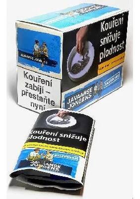 Cigaretový tabák Javaanse Jongens Halfzware uzavíratelný sáček 6x30g