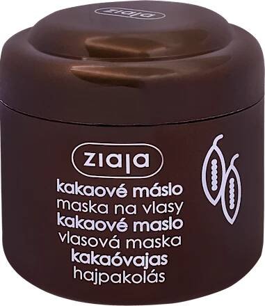 maska na vlasy kakaové máslo ziaja
