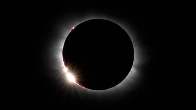 A 2015 total solar eclipse visible from the remote Faroe Islands. 
