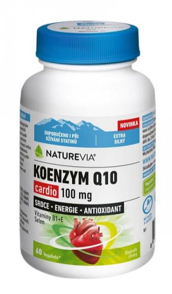 NATUREVIA Koenzym Q10 Cardio 100 mg 60 kapslí