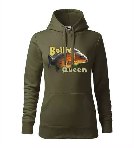 Dámská rybářská mikina Boilie Queen military | OKtrika.cz dodavatel kvalitního textilu