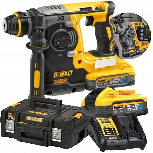 DEWALT VRTACÍ KLADIVO SDS+ BEZKARTÁČOVÉ 2x AKU POWERSTACK 5.0AH DCH273H2T