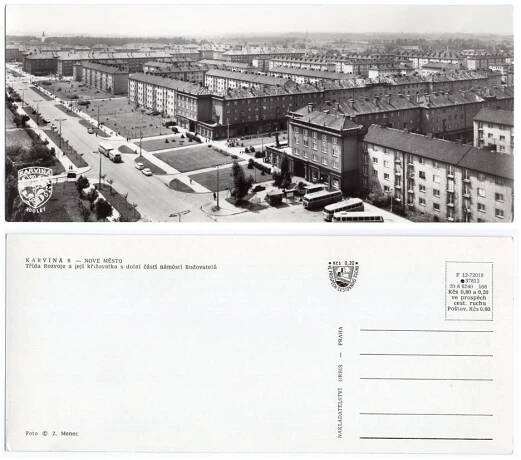 KARVINÁ - NOVÉ MĚSTO - Pohlednice místopis