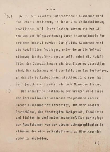 Fotokopie podepsané německé verze Mnichovské dohody z 29.9.1938.