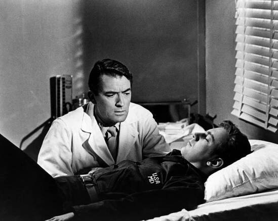 CAPTAIN NEWMAN, M.D., Gregory Peck, Bobby Darin, 1963