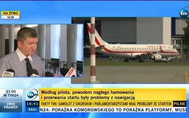 Galerie: Drama polských poslanců. Jejich letadlo těsně uniklo nehodě - Galerie - Echo24.cz