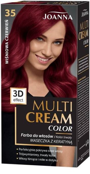JOANNA MULTI CREAM BARVA NA VLASY 35 TŘEŠŇOVĚ ČERVENÁ 1 KS