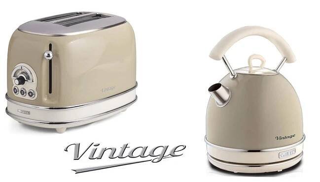 ARIETE Vintage SET (155/13 topinkova + 2877/03 rychlovarn konvice)