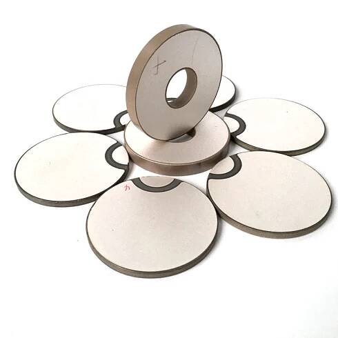 Disk Piezoelectric Ceramic Element Pzt-4 Materials Ultrasonic Vibration Sensor Disc Piezo Ceramic Crystal