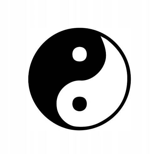 Samolepka na auto Yin a Yang