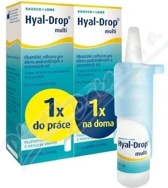 Bausch & Lomb Hyal Drop multi speciální balení 2 x 10 ml