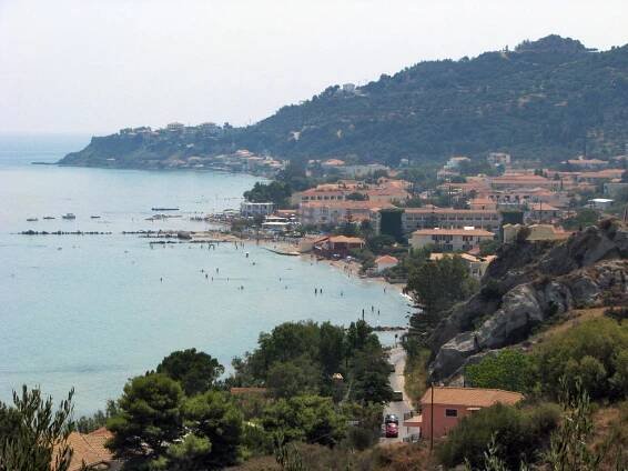 Argassi - pláž - Zakynthos