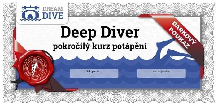 Dárkové poukazy | Dream Dive – eshop s potápěčským vybavením