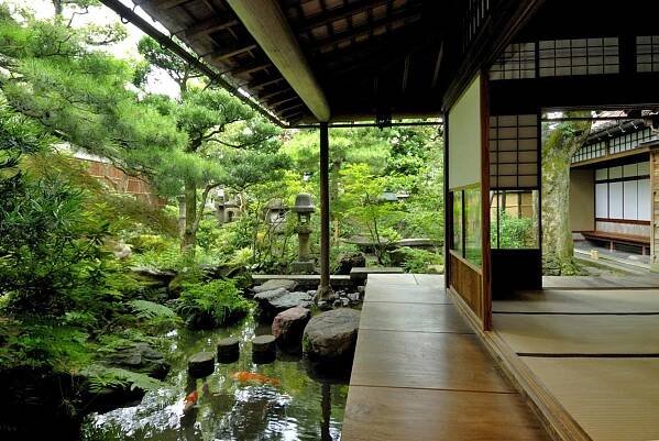 JAPAN Nomura Is One Of Several Beautifully Preserved Nobles Houses In Kanazawa With A Small But Perfectly Formed Ornamental Garden