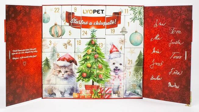 Adventní kalendář pro psy LYOPET