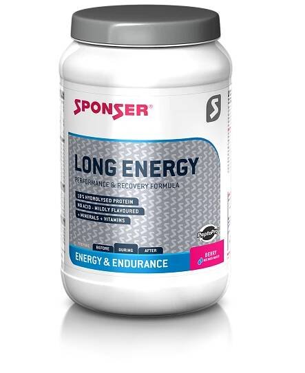 SPONSER LONG ENERGY - Hypotonický nápoj s peptidy pro vytrvalostní výkony s příchutí Příchuť: Berry, Váha: 1200 g