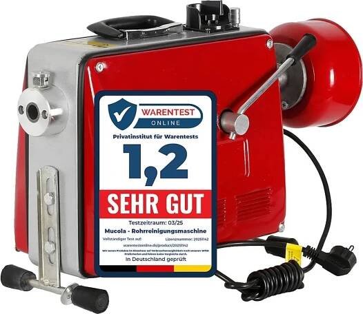 Mucola stroj na čištění potrubí 500W vysokotlaký čistič potrubí 16mm stroj na čištění potrubí čistič potrubí čistič kanalizace