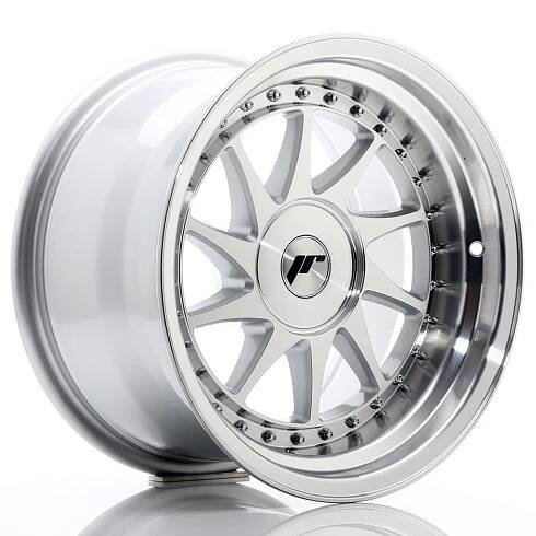 JR Wheels JR26 16x9 ET0-25 BLANK Silver Machined Face - NEVERSTOCK