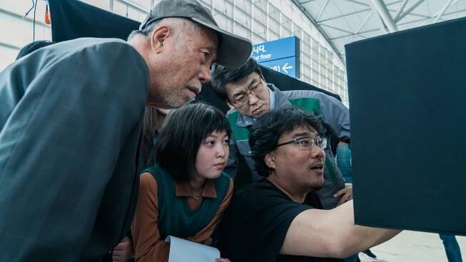 Hee-bong Byeon, Seo-hyeon Ahn, Je-moon Yoon, Džun-ho Pong - Okja - Z natáčení