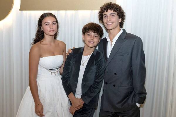 Vida McConaughey, Livingston McConaughey, and Levi McConaughey attend the MJ&M Charity Gala at ACL Live on April 24, 2025 in Austin, Texas