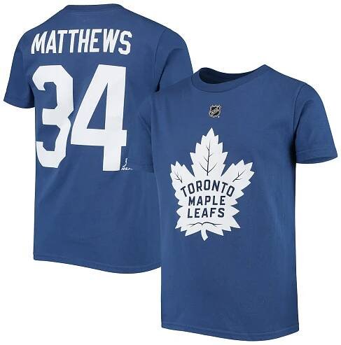 Toronto Maple Leafs dětské tričko Auston Matthews #34 Name Number