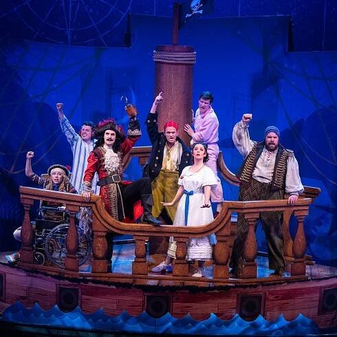 Review: Flying High and Falling Hard in ‘Peter Pan Goes Wrong’