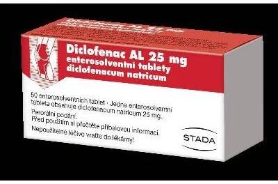 Diclofenac AL 25 por.tbl.flm. 50 x 25 mg