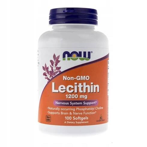 Now Foods Lecitin (Lecithin) 1200 mg - 100 kapslí
