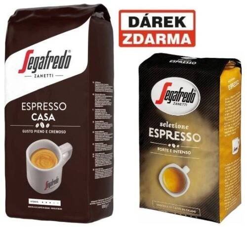 Káva Segafredo Espresso Casa, zrnková, 1 kg, 3 ks - Akce