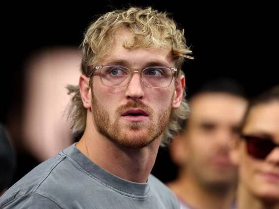 Logan Paul at a Las Vegas NFL game in October.