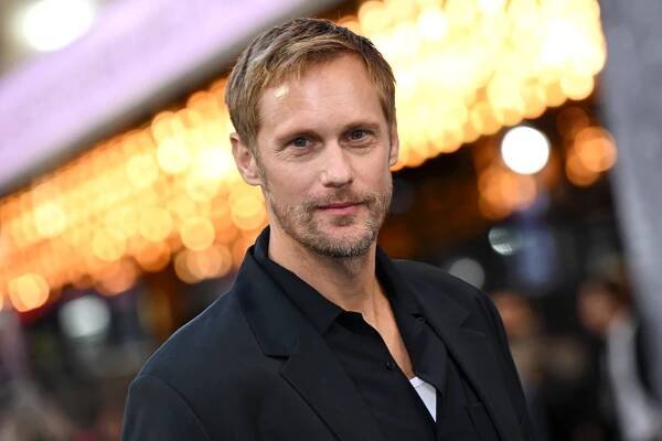 LONDON, ENGLAND - SEPTEMBER 03: Alexander Skarsgård attends the UK Premiere of "Lee" at the Odeon Luxe Leicester Square on September 03, 2024 in London, England. (Photo by Jeff Spicer/Getty Images)