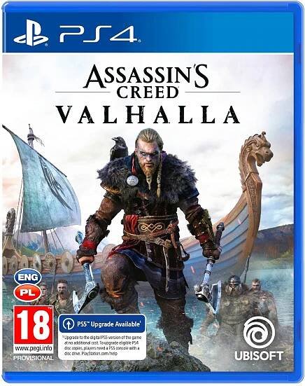 Assassin's Creed Valhalla PS4 PL PS5 Nová Assasins Váha výrobku včetně jednotkového obalu 0.096 kg