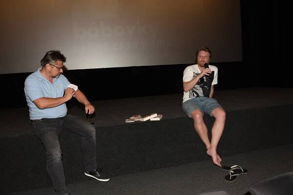 Režisér Rudolf Havlík besedoval s diváky o svém filmu Bábovky