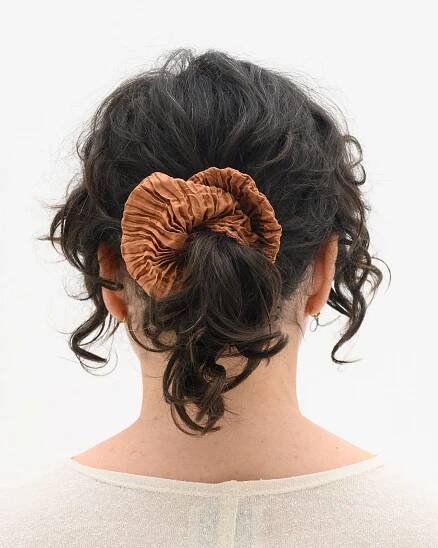 MTO plisse scrunchie — azur.world