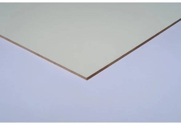 HDF 1stranně lakovaná deska Kronospan 0101 PE bílá, tl. 3 mm - metráž