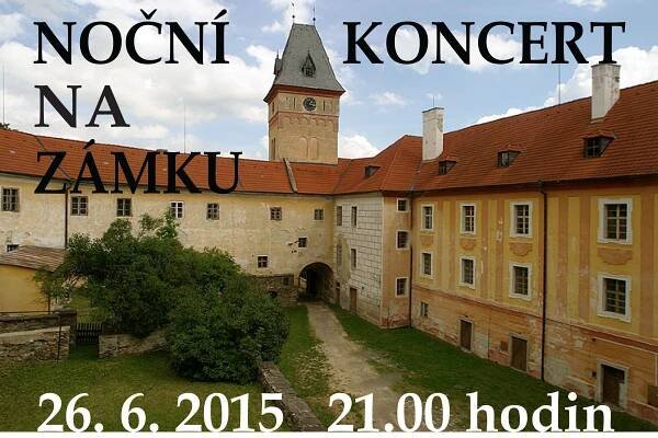 Noční koncert dnes na zámku