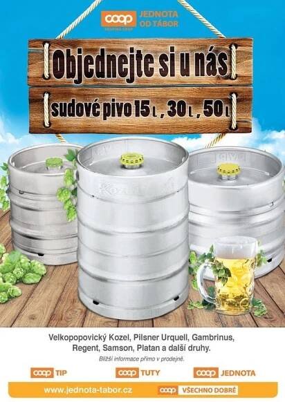 Sudové pivo - Jednota Tábor