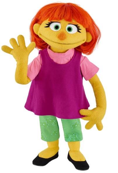 julia, Muppet with Autisim