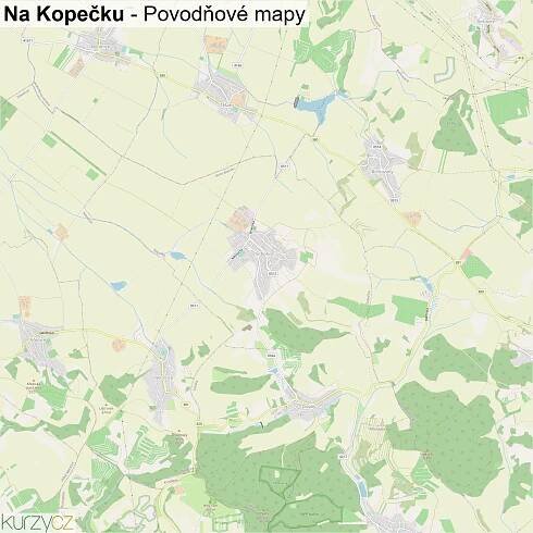 Na Kopečku - mapy | Kurzy.cz