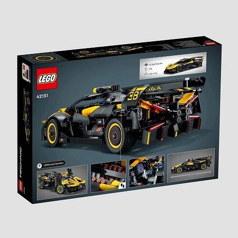 LEGO TECHNIC BUGATTI BOLIDE YELLOW