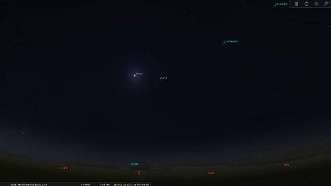 Stellarium software