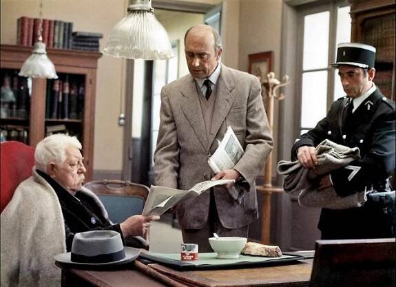 Případ Dominici - Z filmu - Jean Gabin, Paul Crauchet