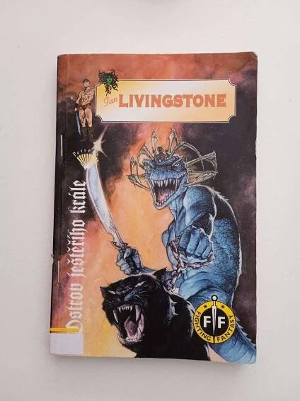 Fighting fantasy: Ostrov ještěřího krále- Ian Livingstone - Knižní sci-fi / fantasy