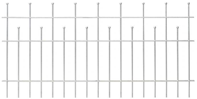 Plotové pole pro kovový plot Madrid pozinkované 73,5 cm x 200 cm
