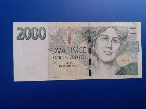BANKOVKA 2000 KČ 2007 - VADA TISKU!