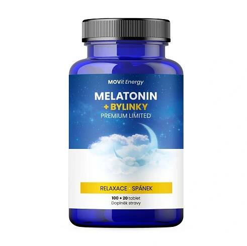MOVit Melatonin + Bylinky Premium Limited 100+20 tablet