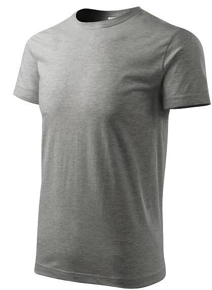 MALFINI® Unisex tričko Heavy New vyšší gramáže 137 - tmavě šedý melír z kolekce MALFINI